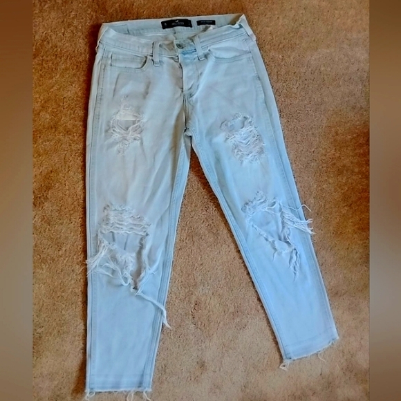 HOLLISTER Distressed Jeans SZ.3L - Picture 5 of 14